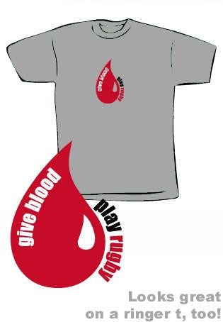 Give Blood Drop T