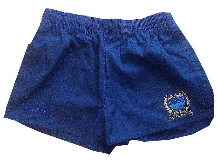Cotton rugby shorts with pockets sales