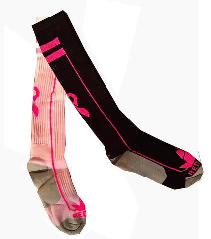 Breast Cancer Awareness Ribbon Premium Socks