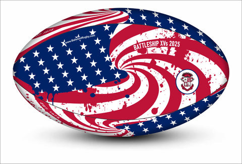 Battleship 2025 Wild Flag RUGBY ball Size 5/4/3