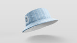 CRESCENT CITY BLUES PINSTRIPE PREMIUM REVERSIBLE SUBLIMATED BUCKET HAT