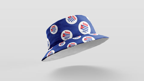 CA BALD EAGLES CUBA TOUR PREMIUM REVERSIBLE SUBLIMATED BUCKET HAT