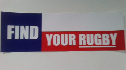 Find Your Rugby Recruitment Sticker