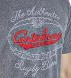 Canterbury  Authentic Rugby Ball Tee Charcoal Marle