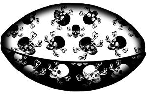 Skull & Bones Ball - Size 3, 4, & 5 GRABIT SALE