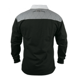 Guinness® Heritage Charcoal Grey and Black Long Sleeve Rugby Jersey