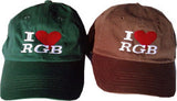 I [heart] RGB baseball and knit hats