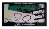 L PLATE FRAME & STICKERS