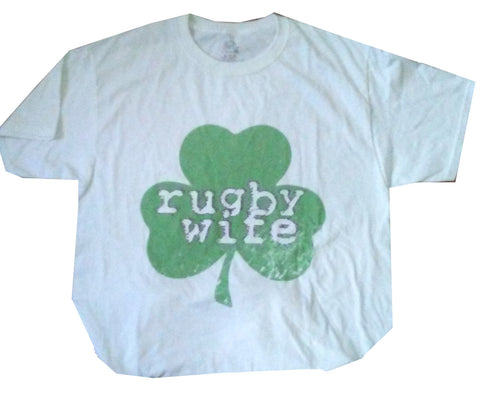 SHAMROCK WIFE Rugby T